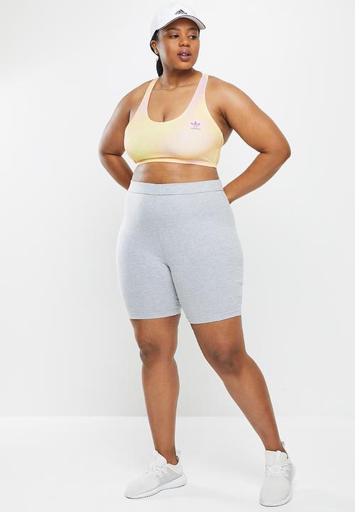 adidas Originals - Plus aop bra top - bliss lilac & almost yellow