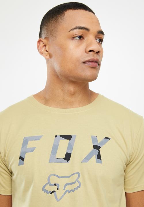 Fox - Camo moth short sleeve tee - bark