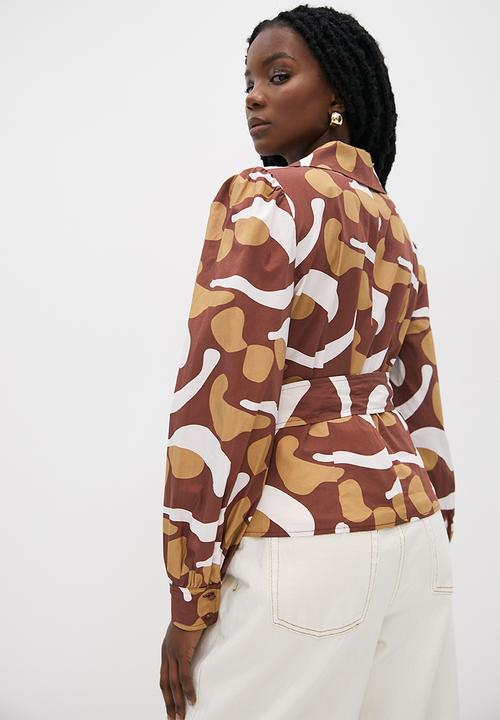 Superbalist - Lulama Wolf wrap blouse - Sensitivity