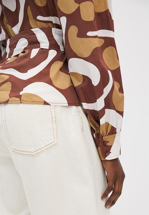 Superbalist - Lulama Wolf wrap blouse - Sensitivity
