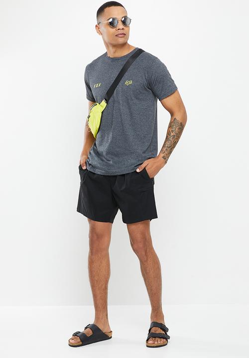 Fox - Starter short sleeve tee - black melange