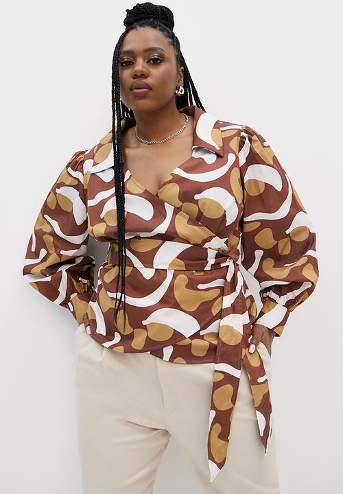 Superbalist - Lulama Wolf wrap blouse - Sensitivity 
