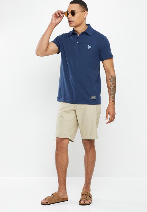 Fox - Axion short sleeve golfer - navy