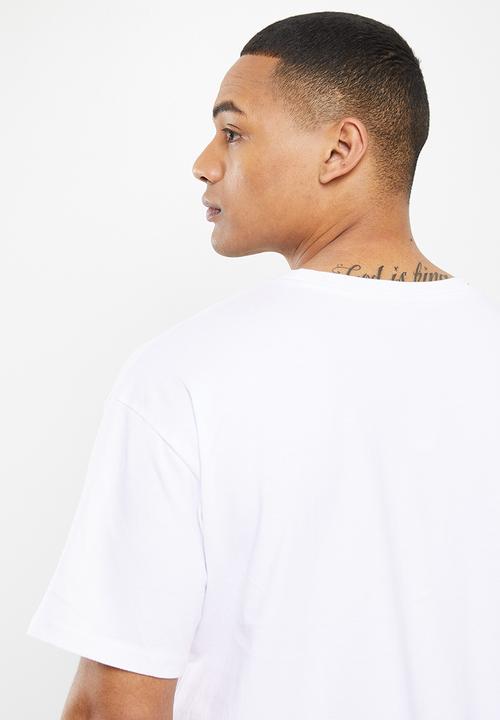Urban Classics - Attack player oversize tee  - white