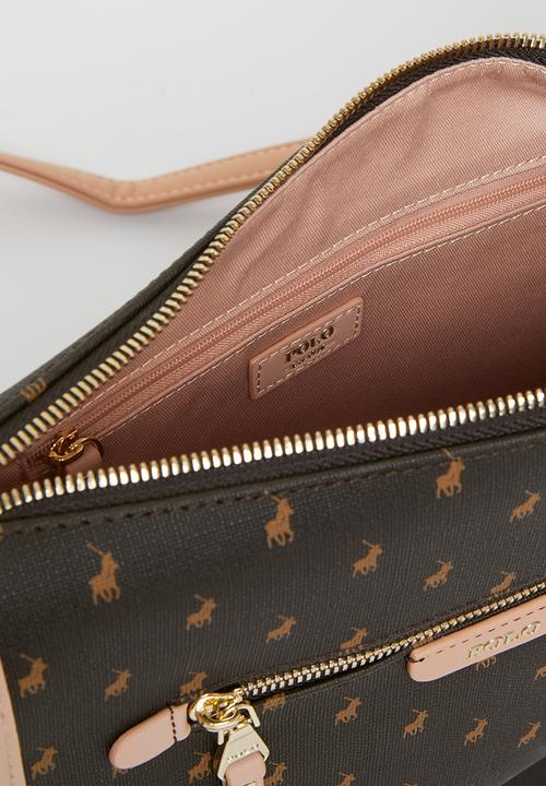 POLO - Ascot crossbody bag - pink & brown 