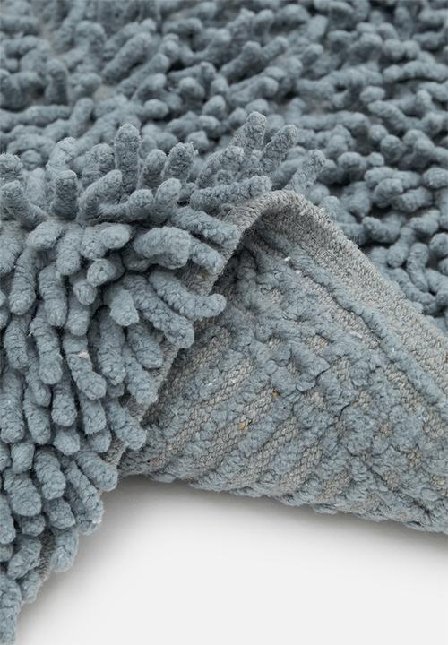 Bathroom Solutions - Fluffy bathroom mat - charcoal