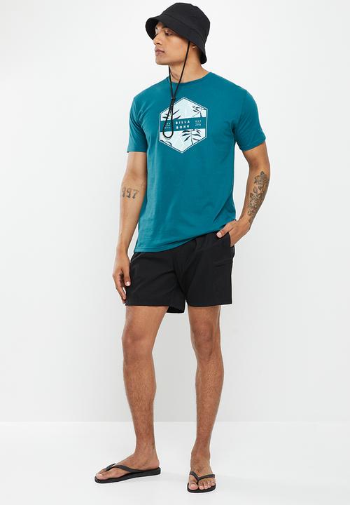 Billabong  - Access short sleeve tee - mid blue