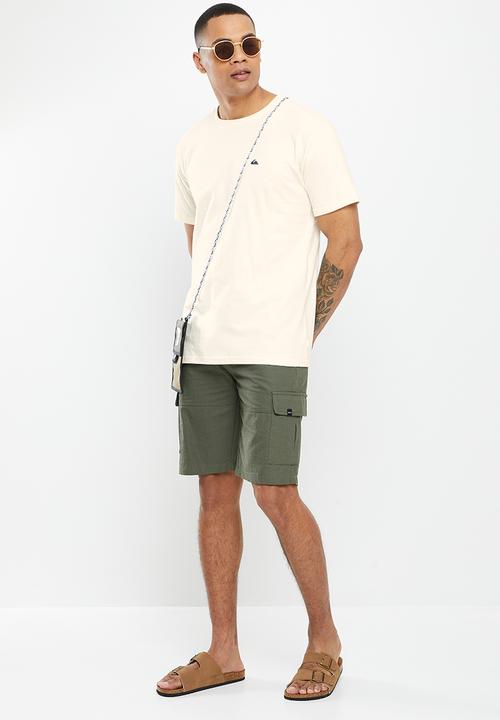 Quiksilver - Essentials short sleeve tee - antique white