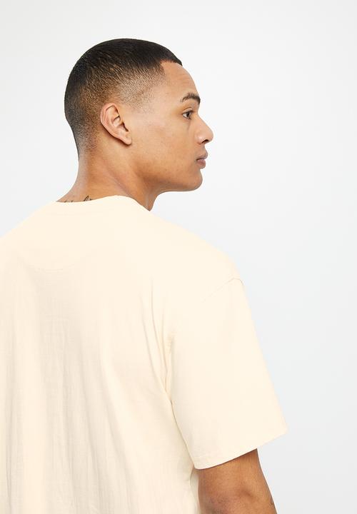 Jonathan D - Ryder boxfit T-shirt with front print - cream