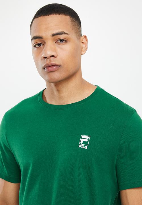 FILA - Stacker label T-shirt - forest green