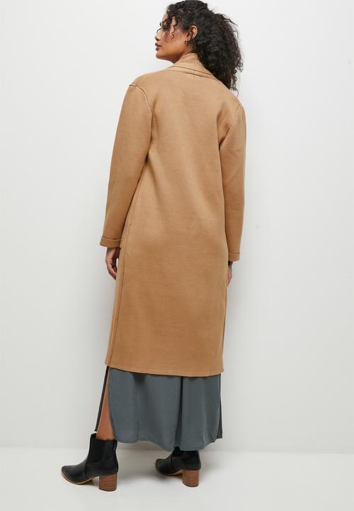 edit - Shawl collar cardi coat - oatmeal
