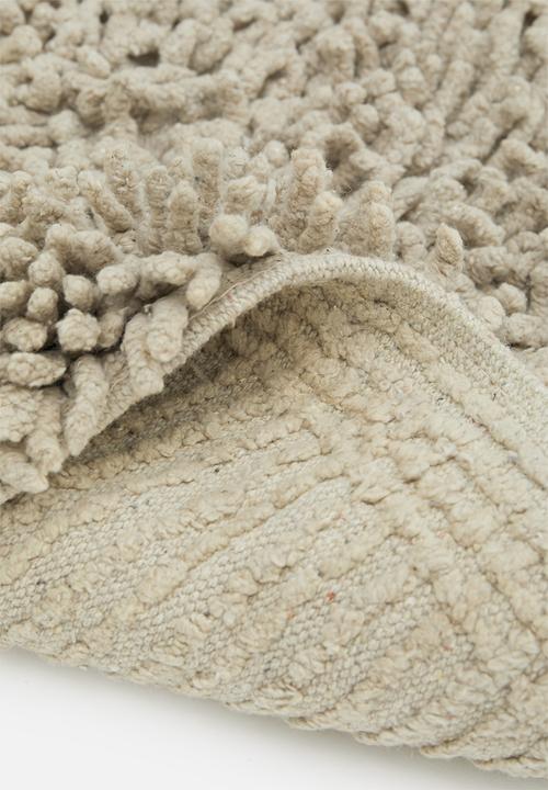 Bathroom Solutions - Fluffy bathroom mat - brown