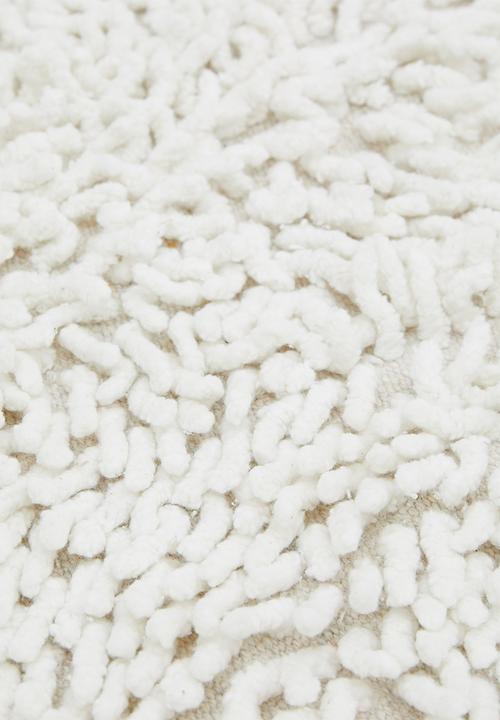 Bathroom Solutions - Fluffy bathroom mat - cream