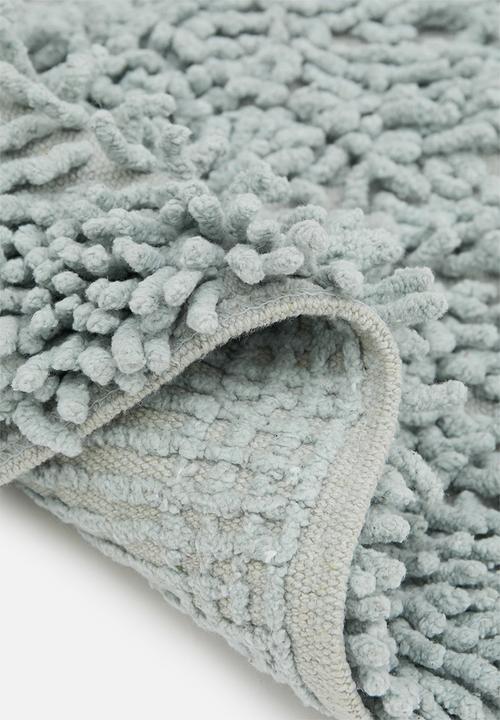 Bathroom Solutions - Fluffy bathroom mat - grey
