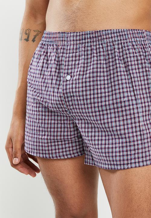 basicthread - Mini check woven boxer - multi