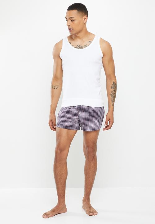basicthread - Mini check woven boxer - multi