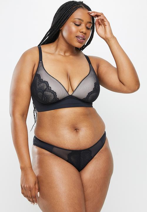 DORINA - Plus zuri brief - black