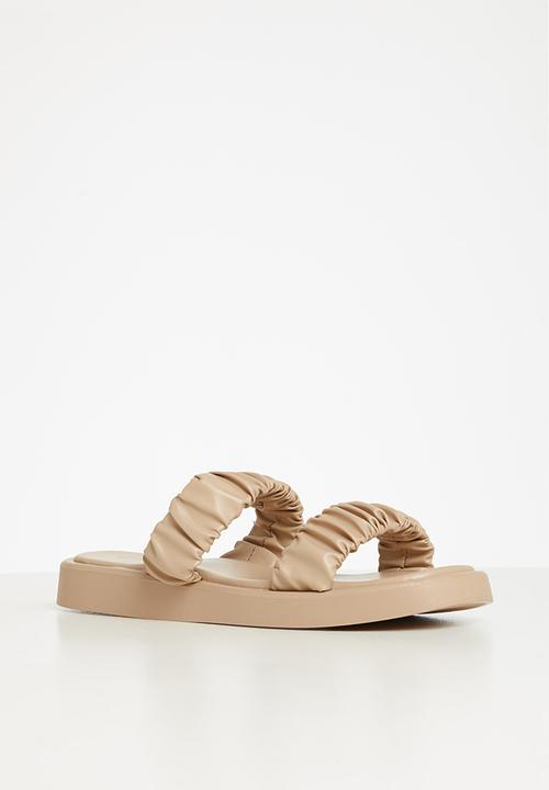 edit - Alison 2 strap weave sandal - tan