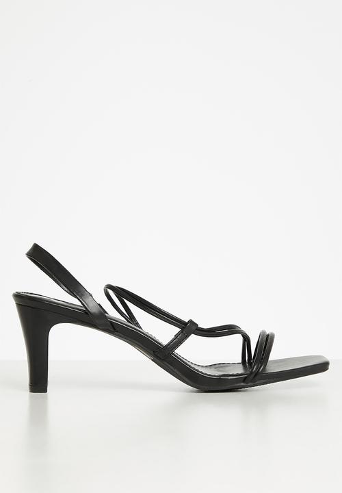 edit - Piper slingback block heel - black