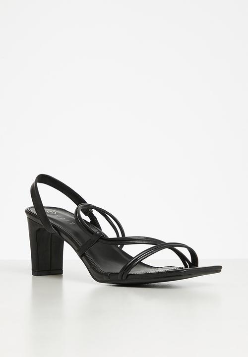 edit - Piper slingback block heel - black