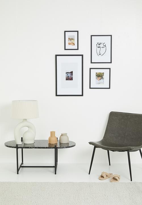 Sixth Floor - Gallery wall frame set of 4 - black
