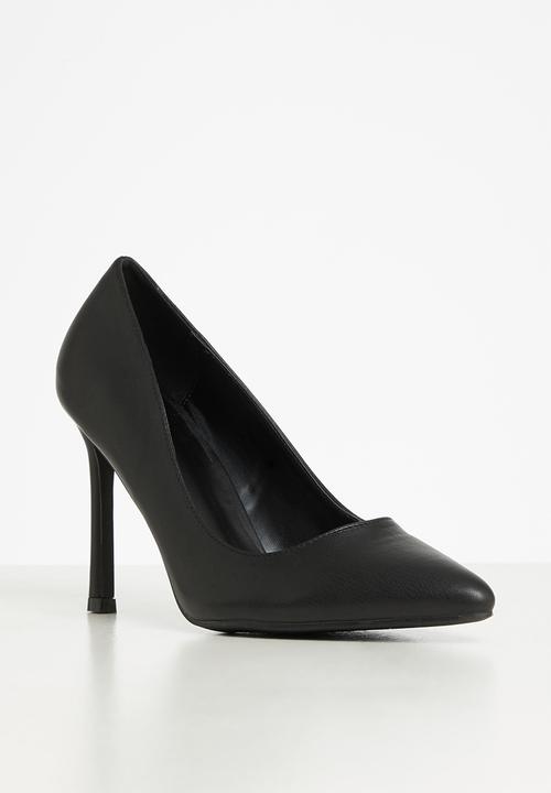 edit - Basic court stilleto - black