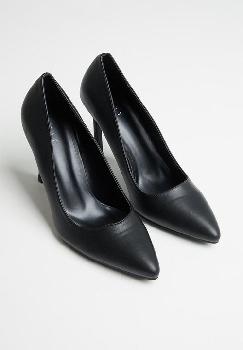 edit - Basic court stilleto - black