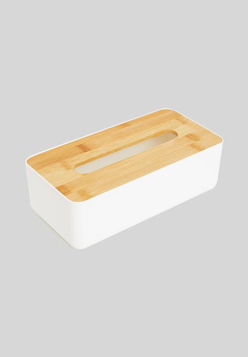H&S - Tissue box - white