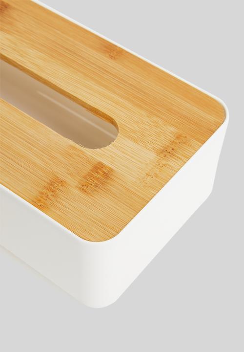 H&S - Tissue box - white