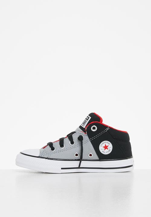 Converse - Chuck taylor all star axel  - ash stone, black & university red