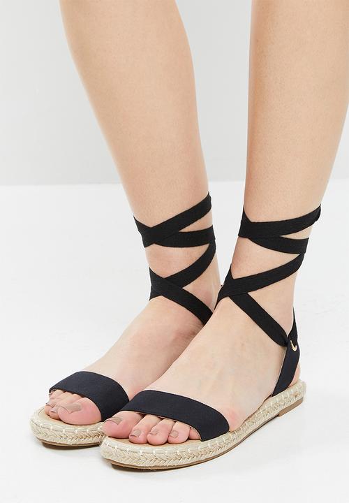edit - Leilani espadrille sandal - black