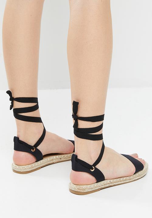 edit - Leilani espadrille sandal - black