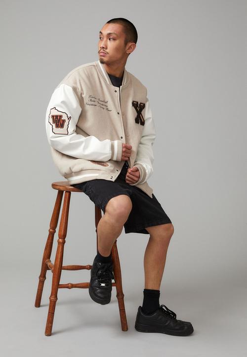 Factorie - Varsity jacket - xaiver baseball/beige