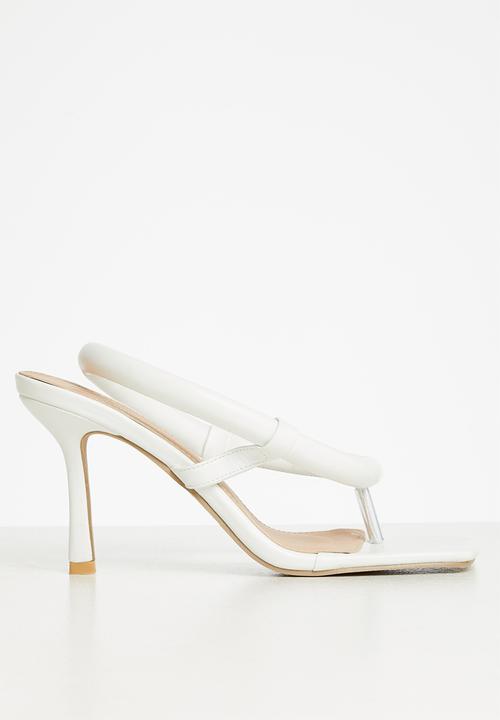 Superbalist - Skye puffed thong slingback - milk