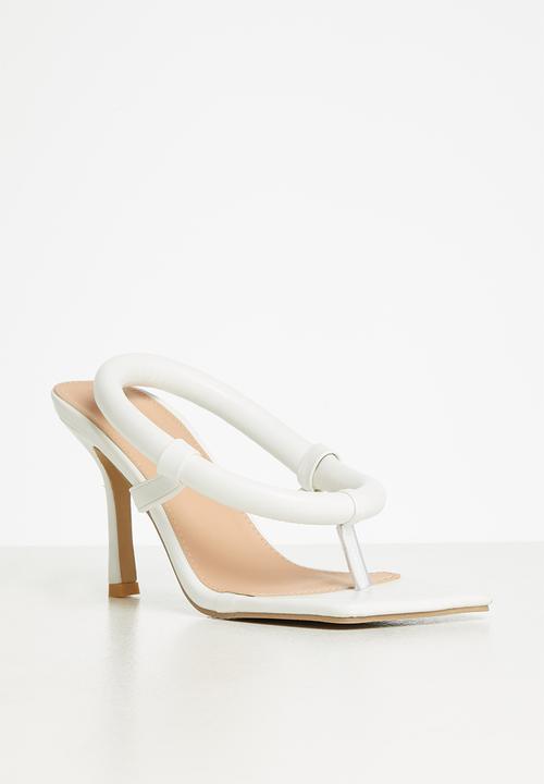 Superbalist - Skye puffed thong slingback - milk