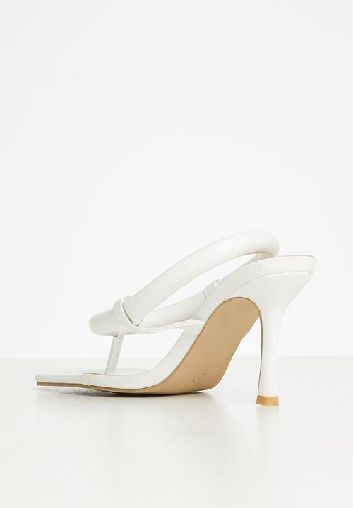 Superbalist - Skye puffed thong slingback - milk
