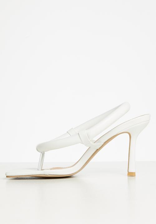 Superbalist - Skye puffed thong slingback - milk