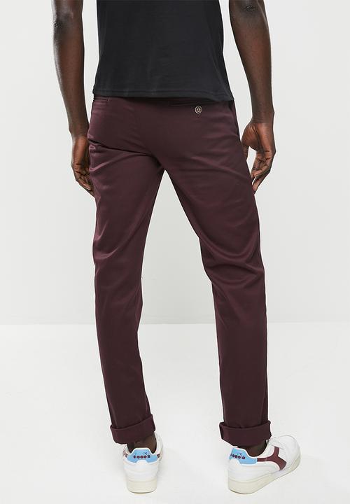 Ben Sherman - Ben sherman chino pant - burg