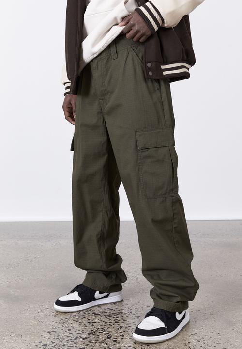 Factorie - Rip stop cargo pant - black