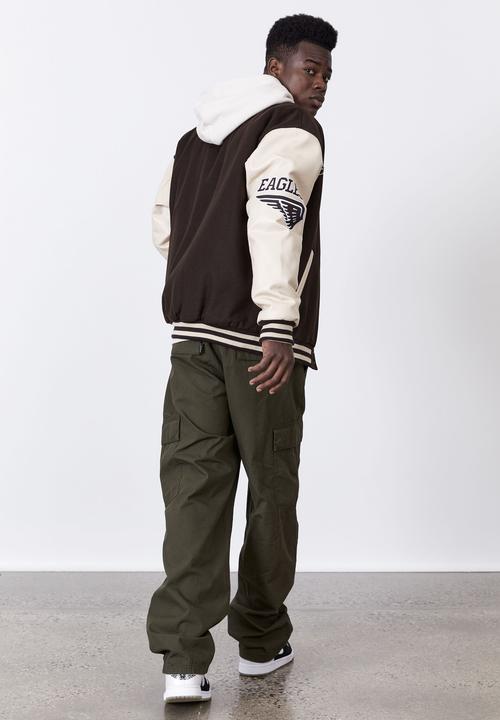 Factorie - Rip stop cargo pant - black