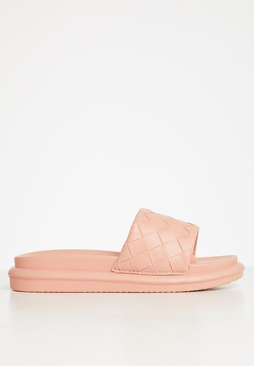 Superbalist - Embossed mule slide - pink