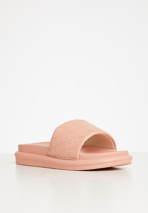 Superbalist - Embossed mule slide - pink