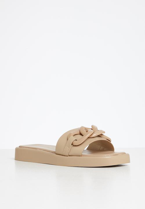 Superbalist - Ru chain trim sandal - brown