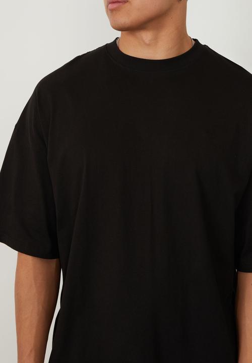 Factorie - Basic baggy t shirt - black