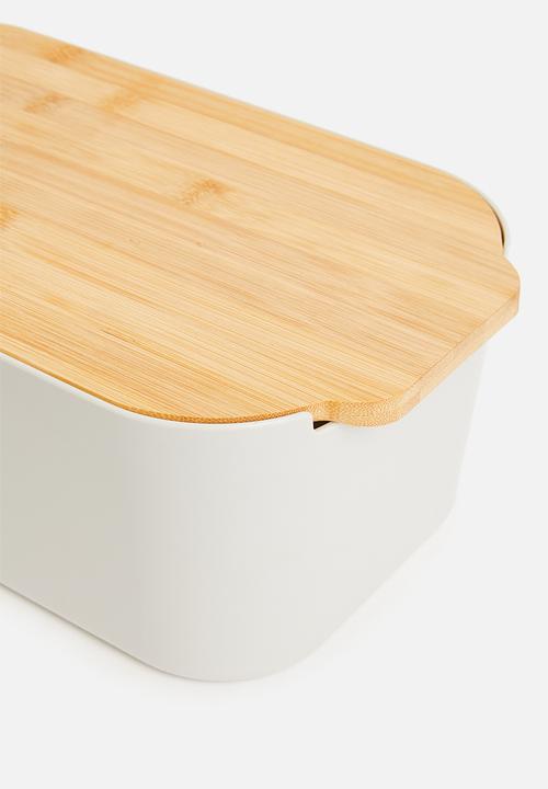 Excellent Houseware - Bread bin - ecru