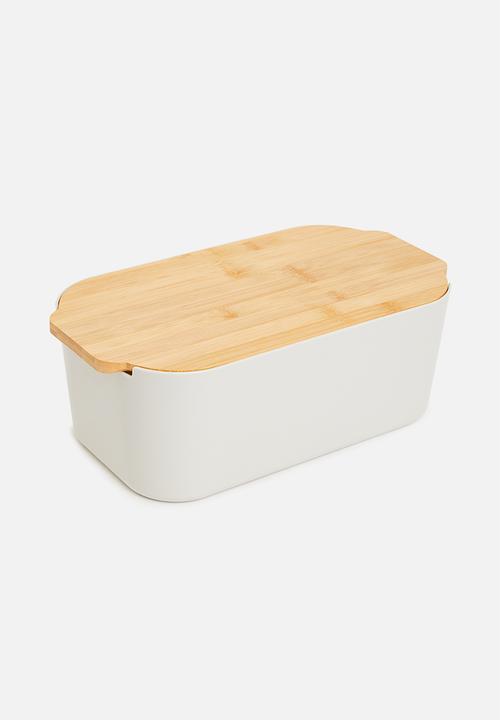 Excellent Houseware - Bread bin - ecru