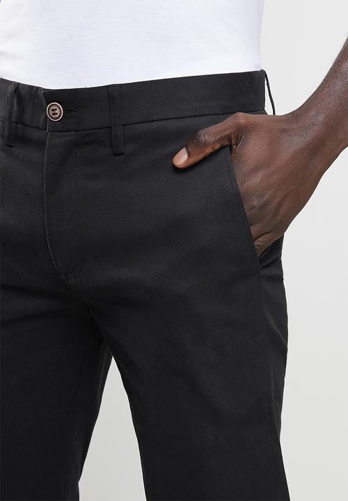 Ben Sherman - ESSENTIAL BEN SHERMAN CHINO PANT - BLACK