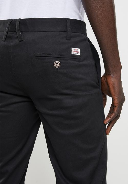 Ben Sherman - ESSENTIAL BEN SHERMAN CHINO PANT - BLACK