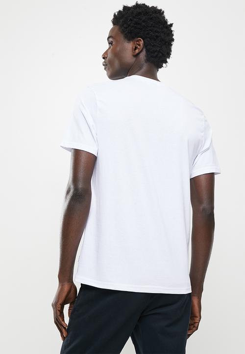 Ben Sherman - Essential tar print crew neck tee shirt - whiteDNU