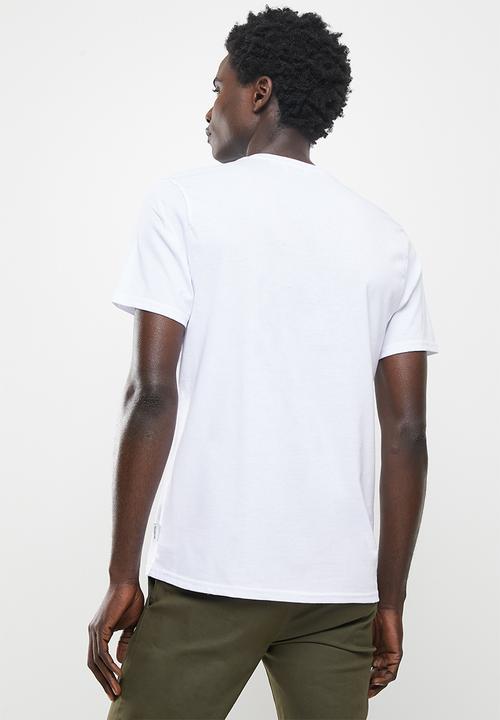 Ben Sherman - Target chq emboss 1 up tee - white